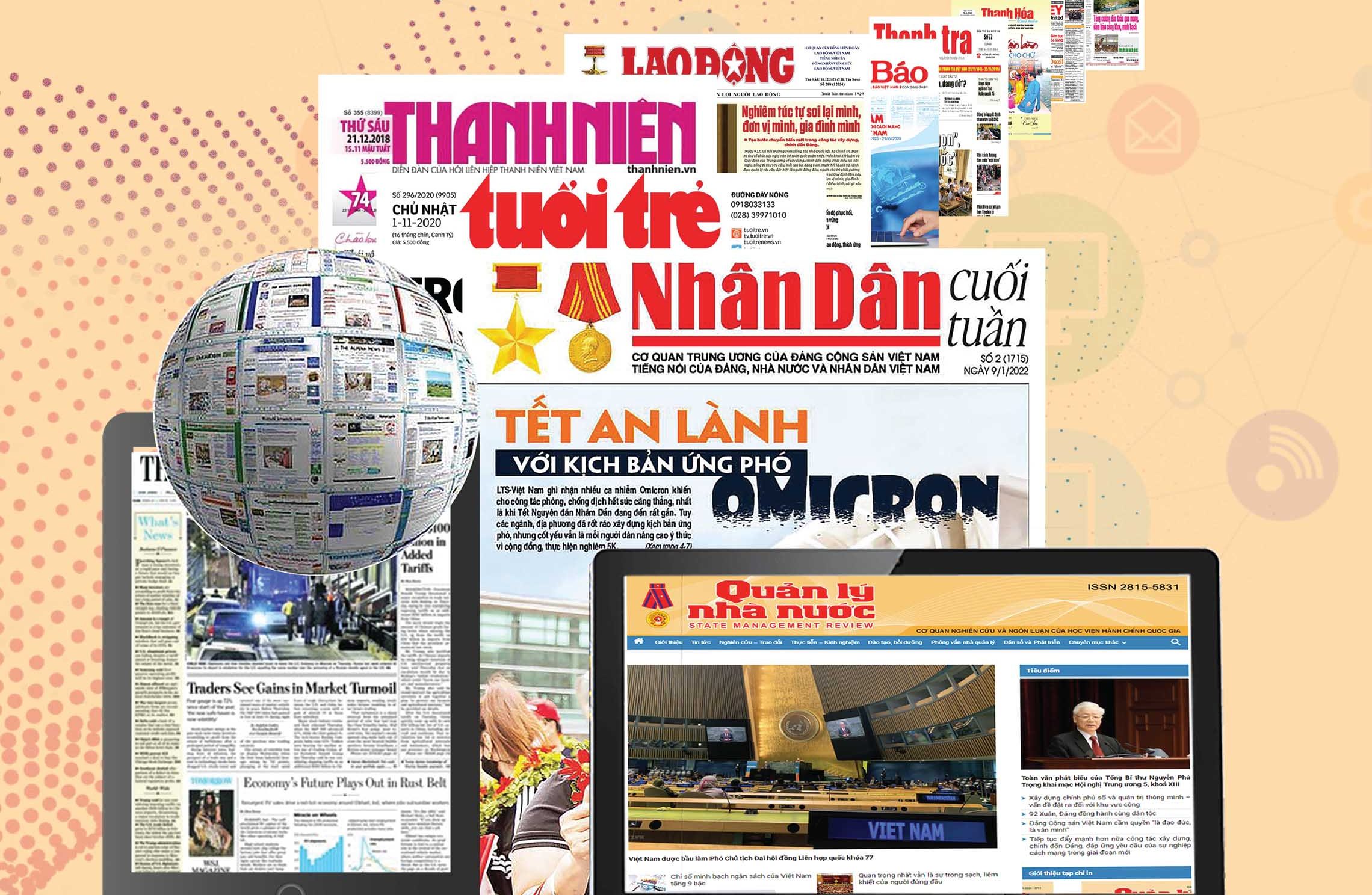 Chuyển đổi số đang trở thành xu hướng tất yếu trong hoạt động báo chí hiện nay. Ảnh minh hoạ.