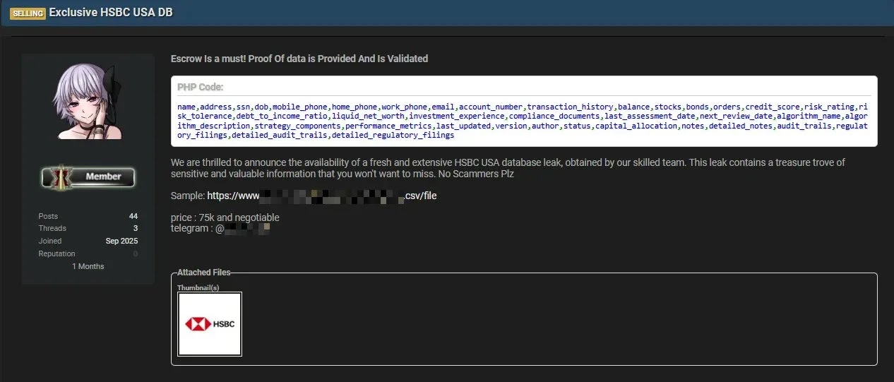 Diễn đàn dark-web nơi nhóm tin tặc đăng tải dữ liệu. Ảnh Cyber Security News