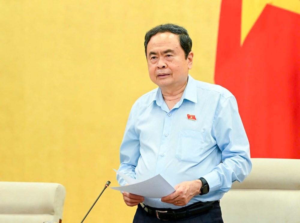 Chủ tịch Quốc hội Trần Thanh Mẫn chủ trì phiên họp.