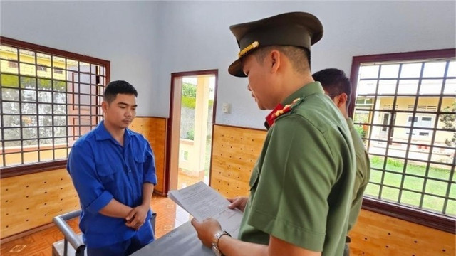 Công an tỉnh Đắk Lắk đã khởi tố bị can và bắt giam đối với Trần Thế Huy (Ảnh CACC)