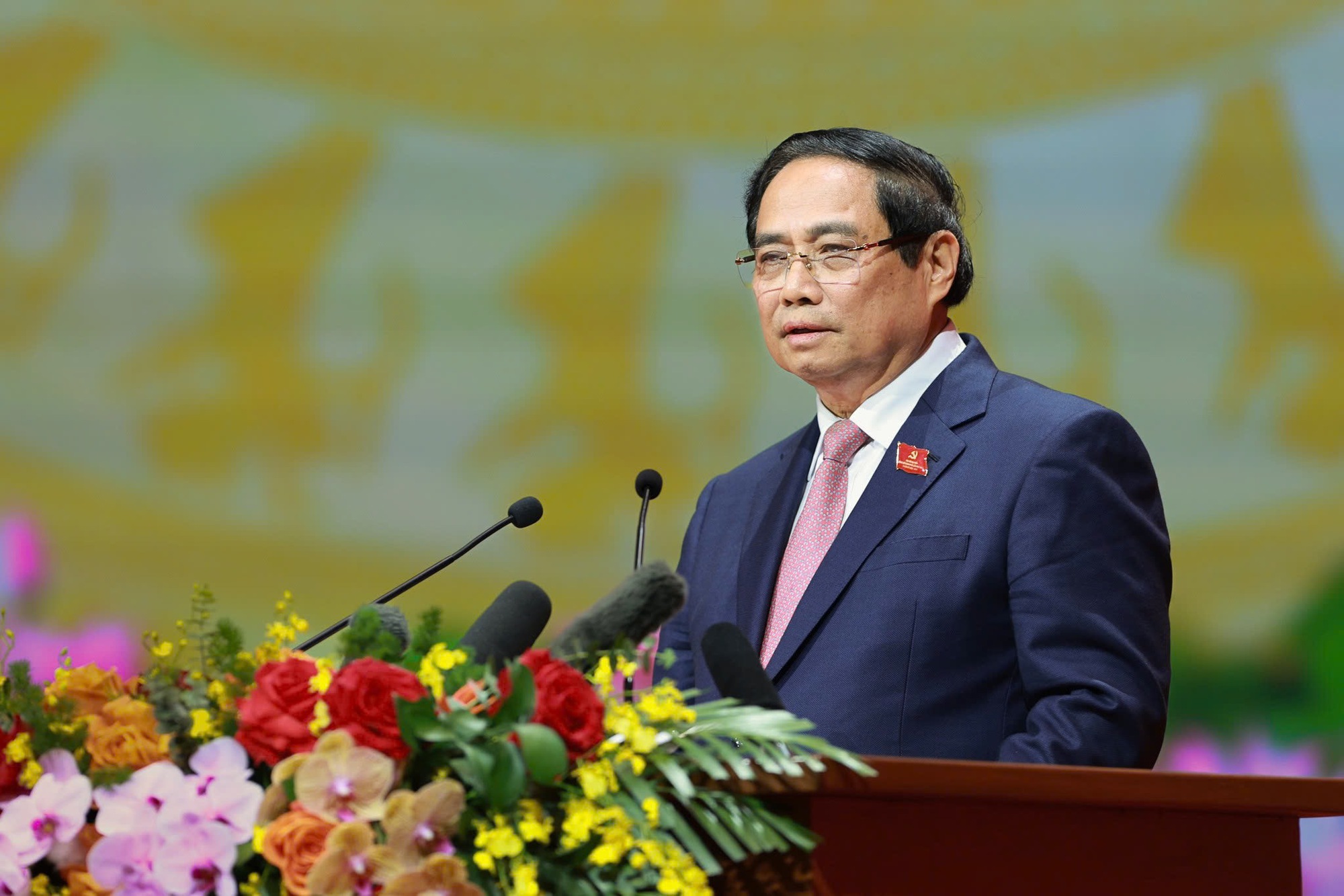 Thủ tướng Phạm Minh Chính nêu rõ: Đảng bộ Chính phủ, các Đảng bộ trực thuộc, các tổ chức cơ sở đảng và mỗi đảng viên sẽ nghiêm túc tiếp thu, quán triệt nghiêm túc, đầy đủ, sâu sắc, toàn diện ý kiến phát biểu và chỉ đạo của đồng chí Tổng Bí thư Tô Lâm, cụ thể hóa vào các chương trình, kế hoạch hành động và tổ chức thực hiện một cách có hiệu quả, thực chất, không hình thức - Ảnh: VGP/Nhật Bắc