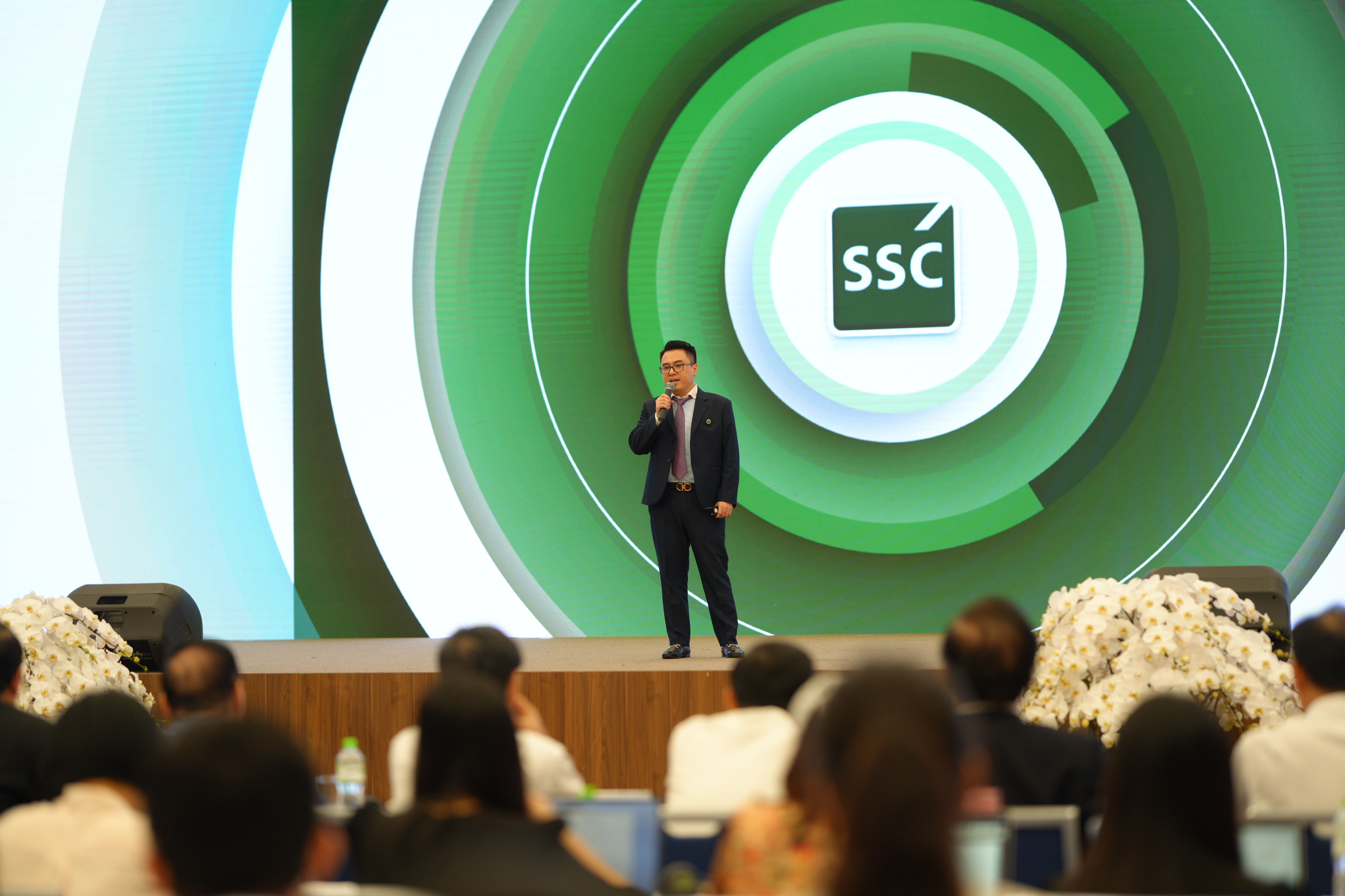 Ông Tô Trần Hòa nhấn mạnh Nghị quyết 05 là nền tảng pháp lý quan trọng cho việc hình thành thị trường TSMH trong nước.