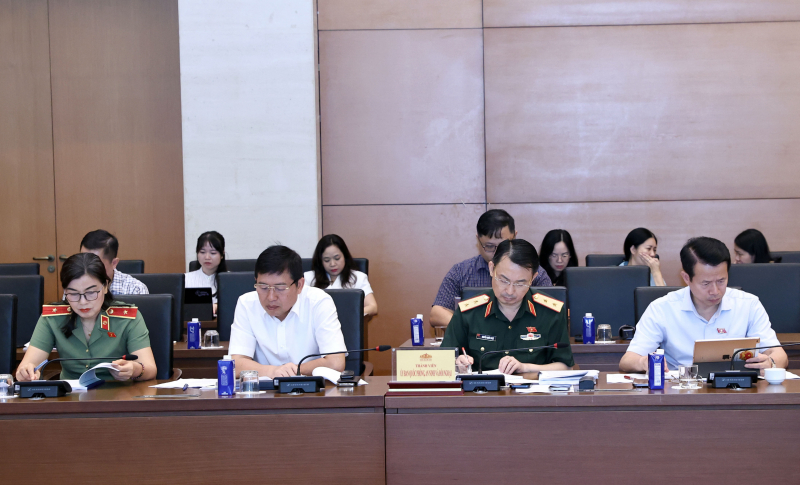 Các đại biểu tham dự phiên họp. Ảnh: Cổng thông tin điện tử Bộ Công an.