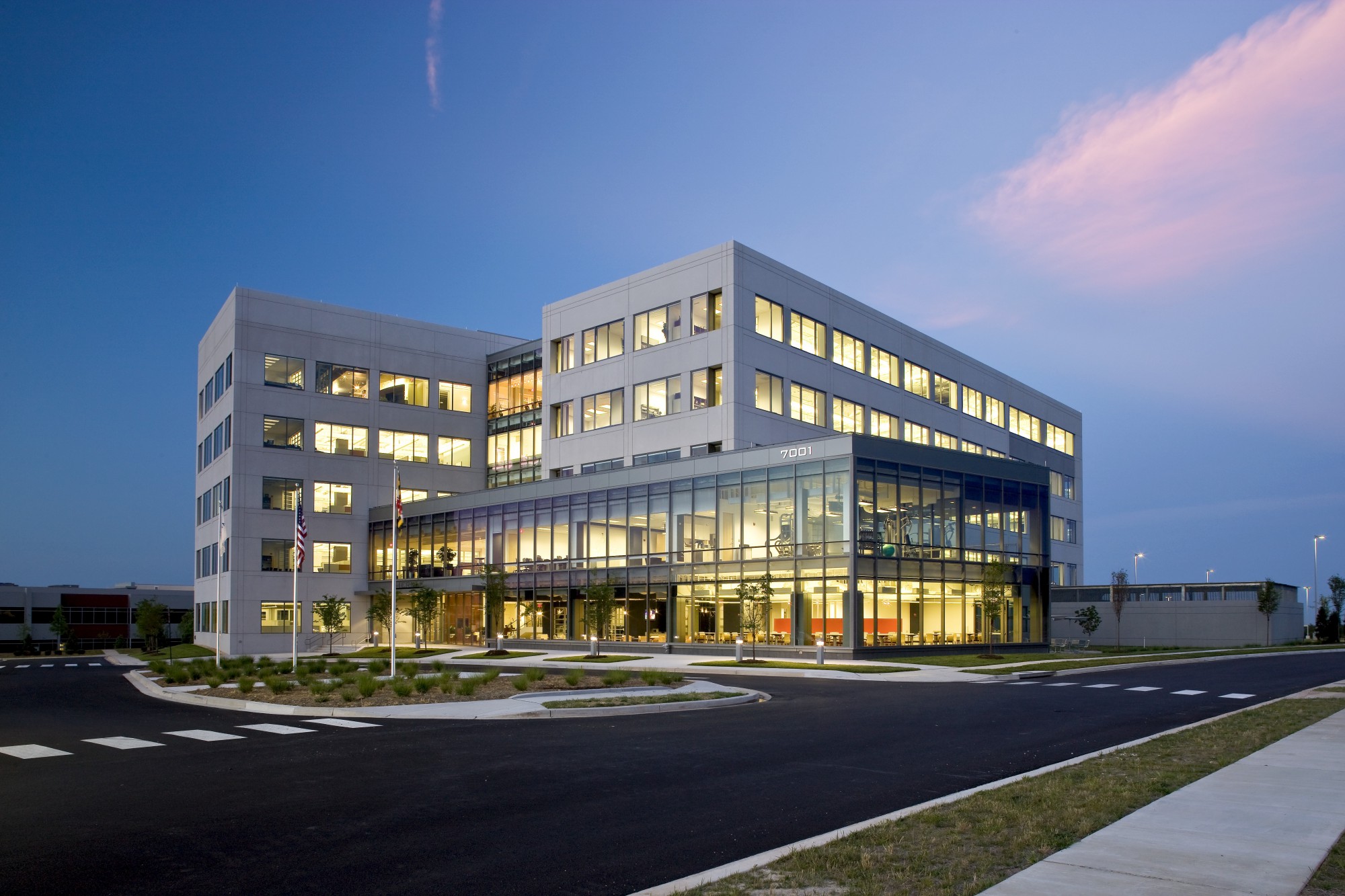 Trụ sở Merkle, công ty con của tập đoàn Dentsu tại bang Maryland, Mỹ. Ảnh: Design Collective.