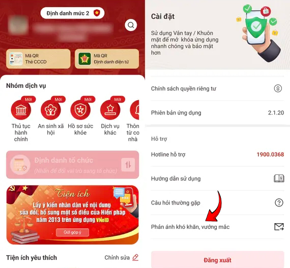 
Người dân cần chú ý thông báo của Công an liên quan ứng dụng định danh điện tử quốc gia VNeID.