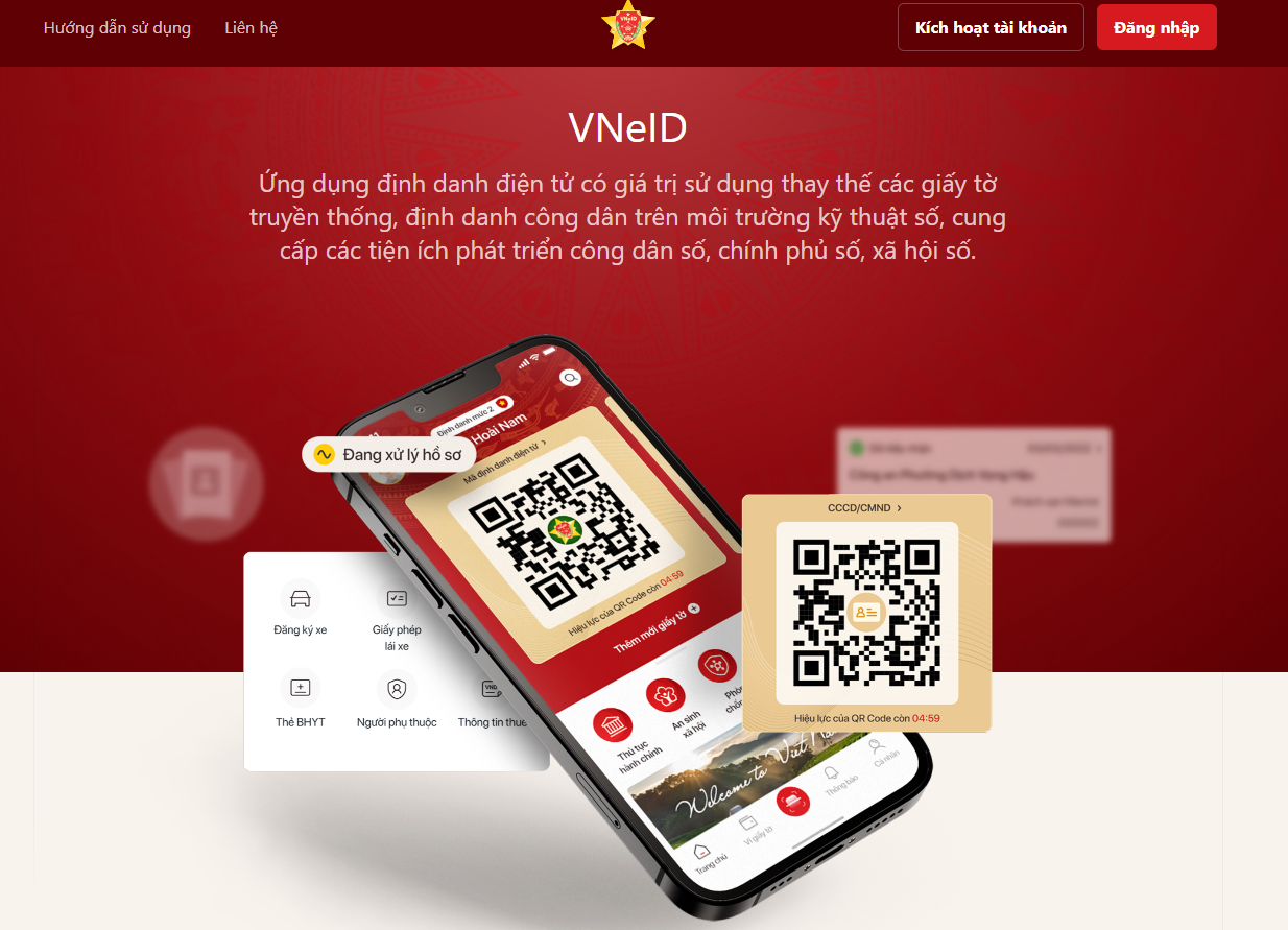 Người dân tiết kiệm thời gian nhờ VNeID khi làm thủ tục chứng thực. Ảnh minh hoạ.