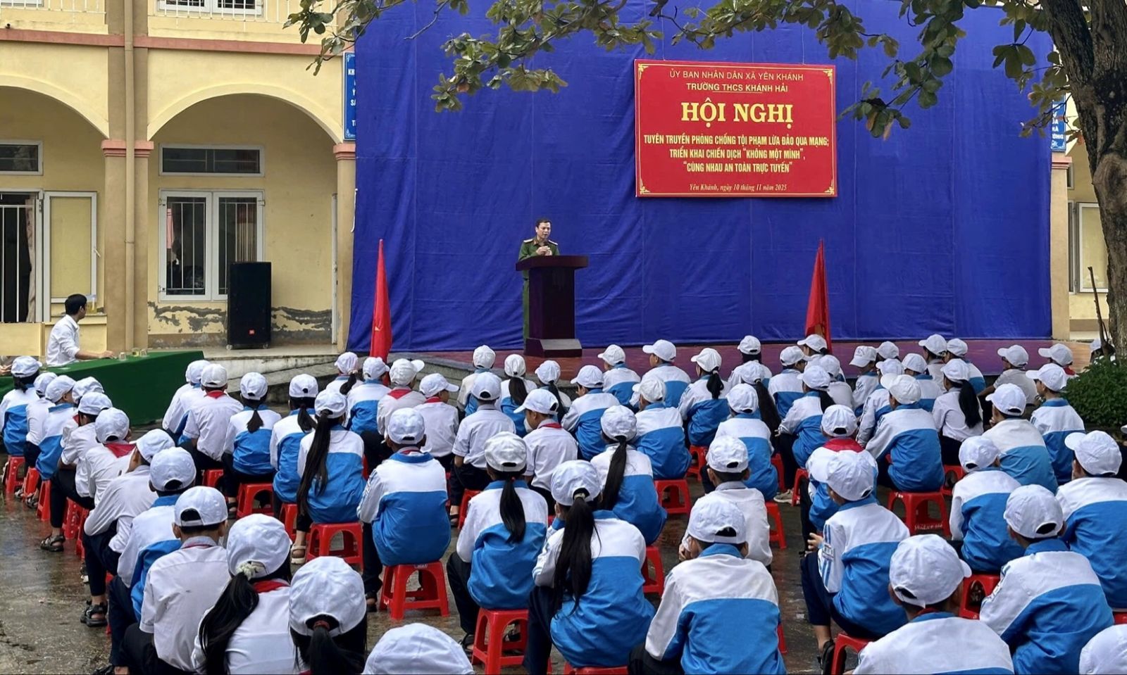 Hình ảnh tại buổi tuyên truyền.