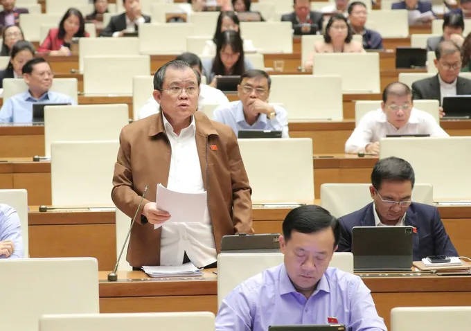 Đại biểu Nguyễn Tâm Hùng (TPHCM).