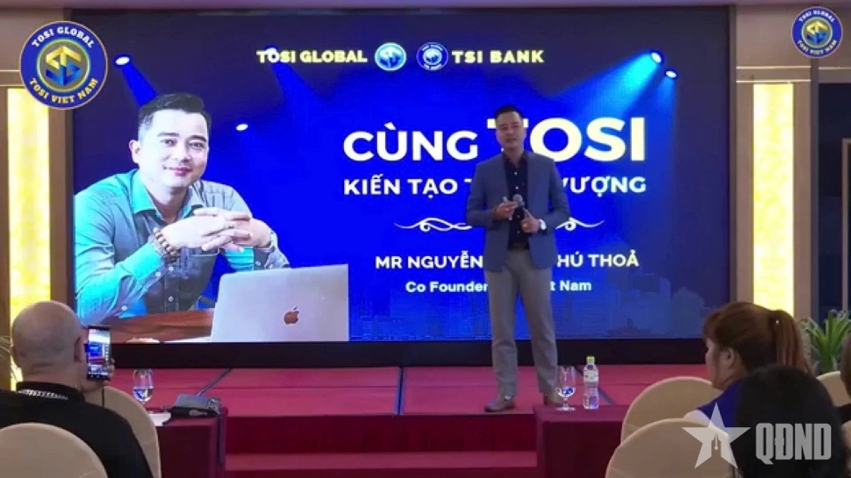 Các đối tượng tổ chức hội thảo để lôi kéo người tham gia.