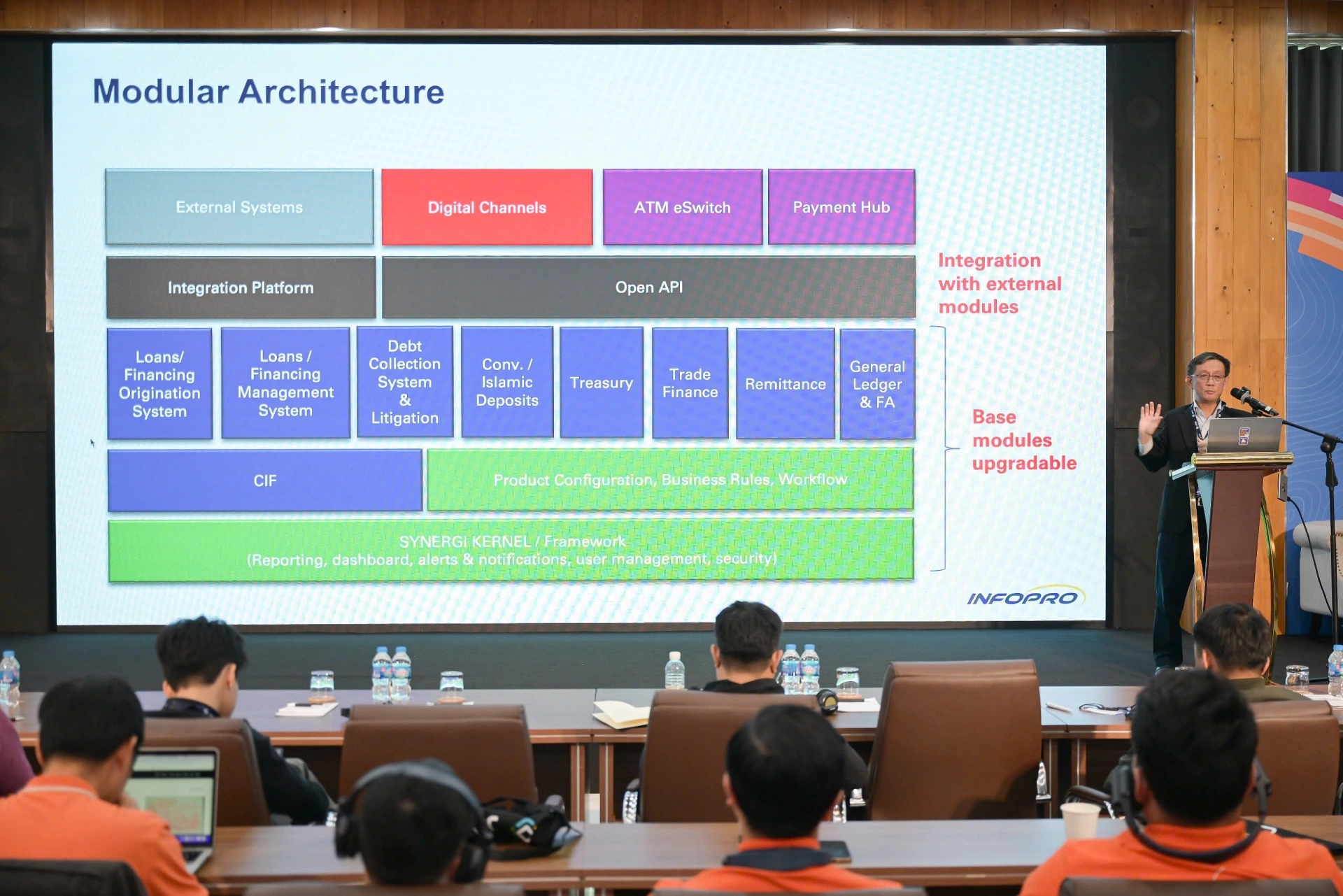 Đại diện InfoPro Sdn, CTOChee Keong Lee chia sẻ kinh nghiệm phát triển nhanh các giải pháp ngân hàng doanh nghiệp.
