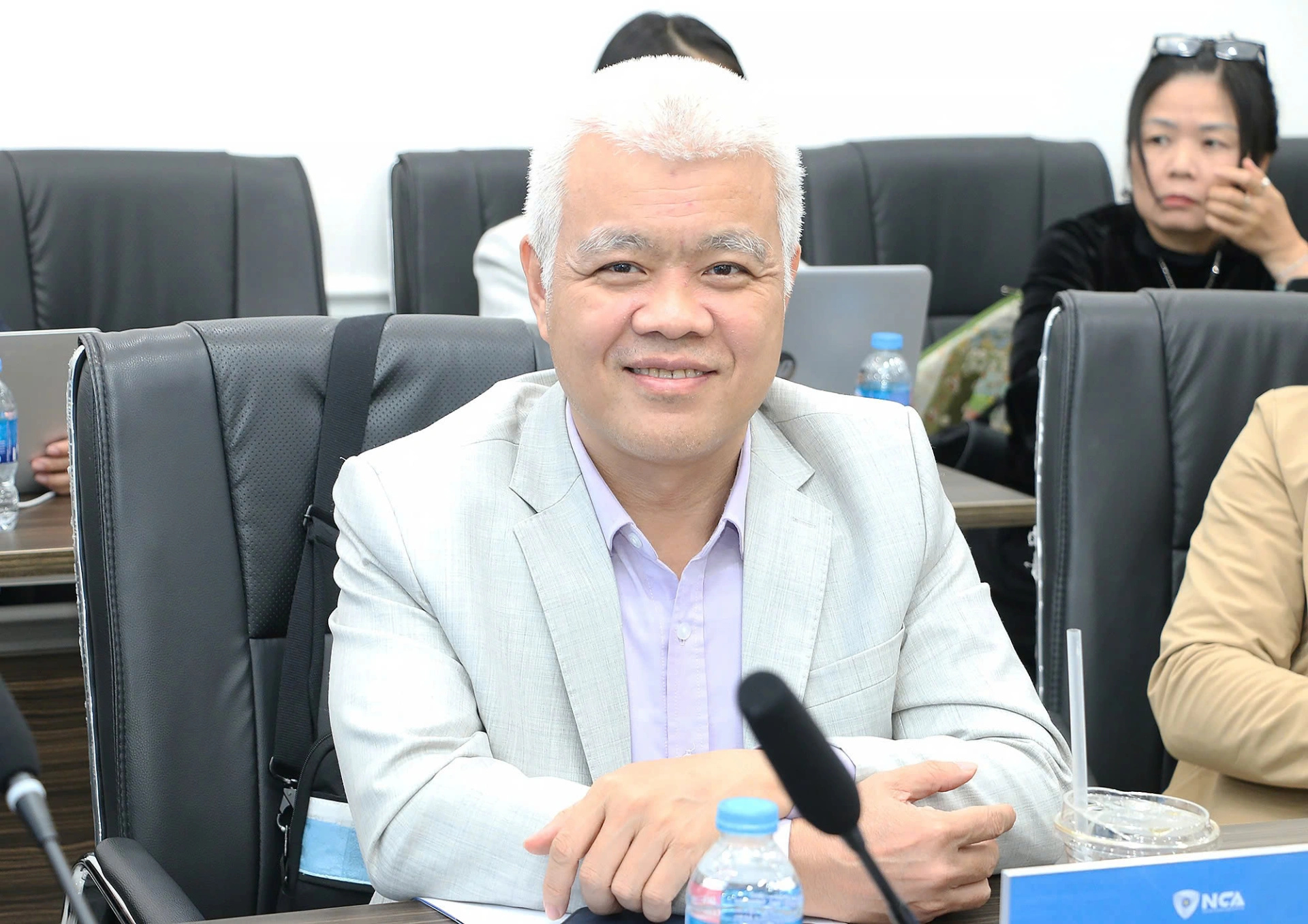 Ông Nguyễn Lâm Thanh tại tọa đàm Luật An ninh mạng 2025