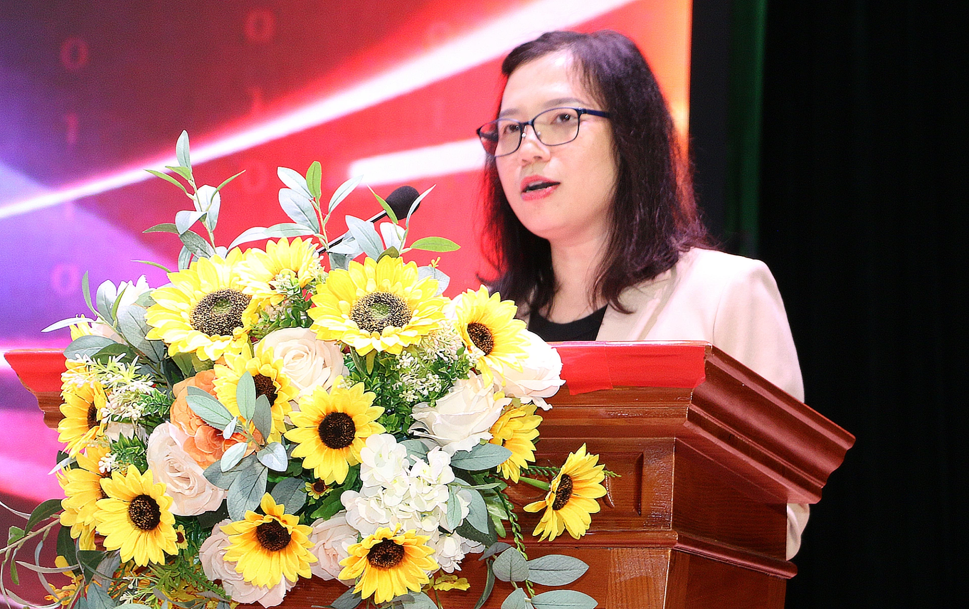 Bà Nguyễn Vân Anh phát biểu tại sự kiện