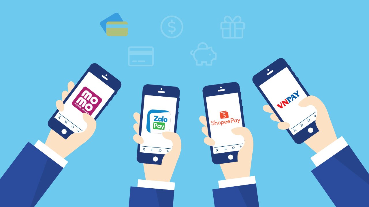 Nâng hạn mức giao dịch qua ví điện tử lên 300 triệu đồng/tháng