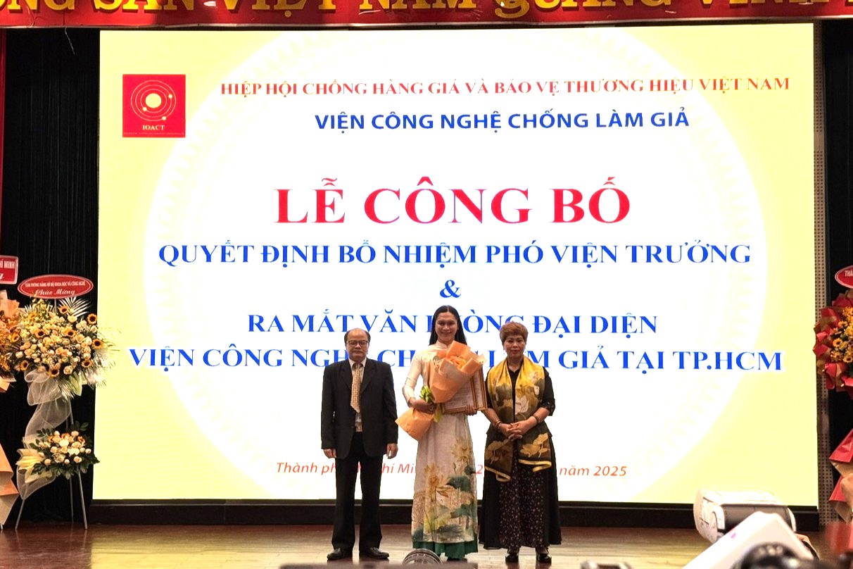 Viện Công nghệ chống làm giả ra mắt văn phòng đại diện tại TP. Hồ Chí Minh. Ảnh: Đỗ Doãn