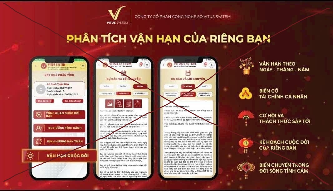 Cảnh báo nguy hại an ninh thông tin cá nhân từ các nền tảng thần số học “online”