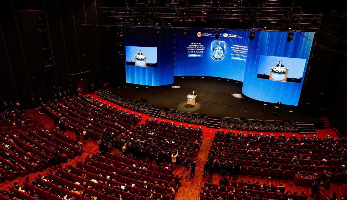 Toàn cảnh lễ mở ký công ước Hà Nội