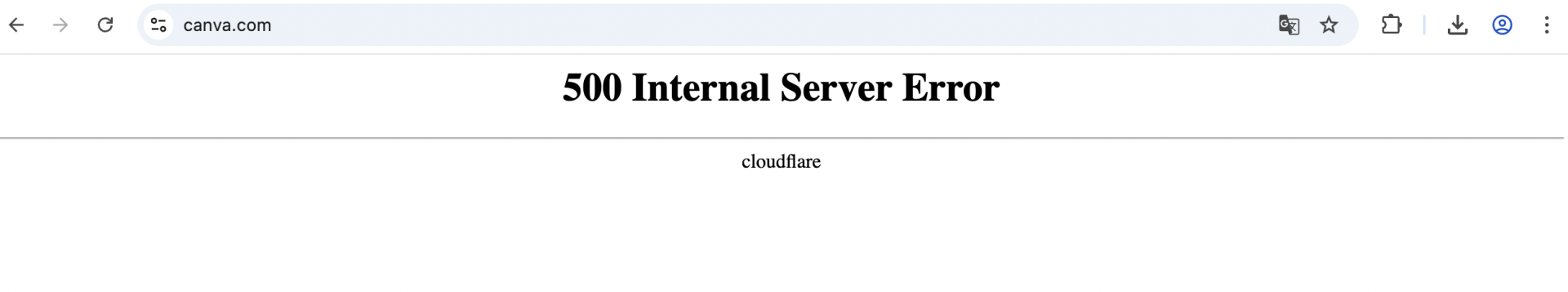 Người dùng không thể truy cập vào website Canva