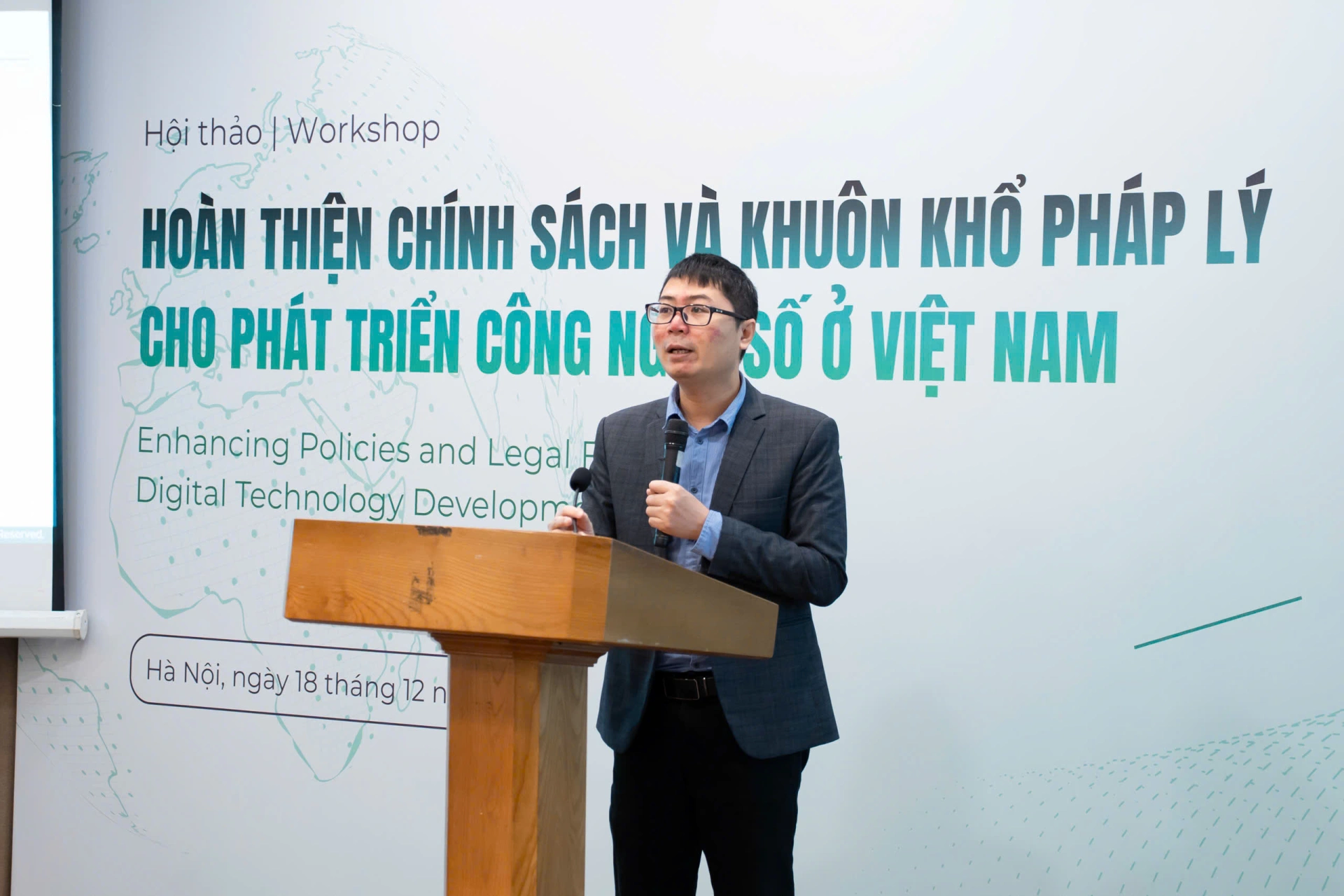 Nguyễn Quang Đồng, Thúc đẩy công nghệ số bao trùm và trí tuệ nhân tạo có trách nhiệm tại Việt Nam chia sẻ tại sự kiện