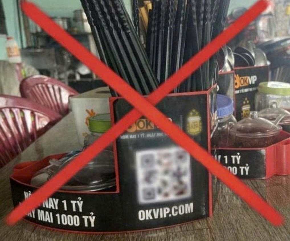 Một số hình ảnh quảng cáo các trang web cá độ, cờ bạc trực tuyến