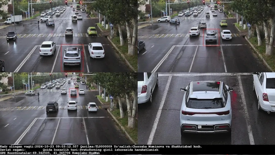 Chiếc xe bị giám sát liên tục 6 tháng ở Uzbekistan. Ảnh TechCrunch