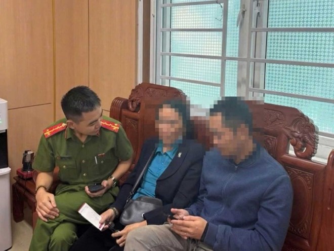 Công an xã Đại Đồng, tỉnh Nghệ An cảnh báo người dân trước thủ đoạn lừa đảo trực tuyến tinh vi. Ảnh: Công an tỉnh Nghệ An