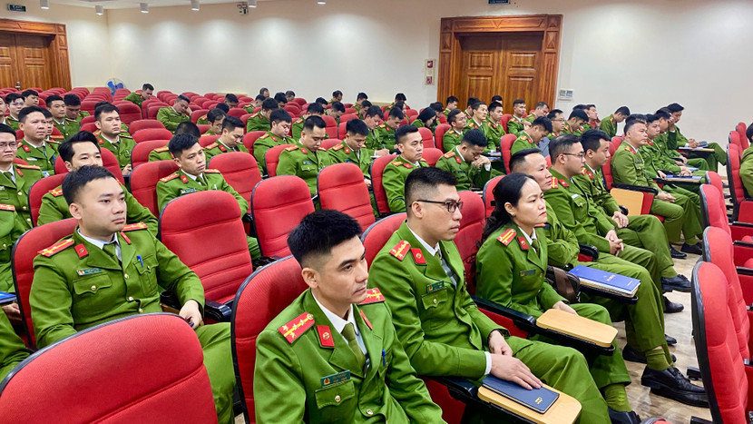 Lực lượng Công an Thủ đô đẩy mạnh đào tạo nhân lực số tại cơ sở