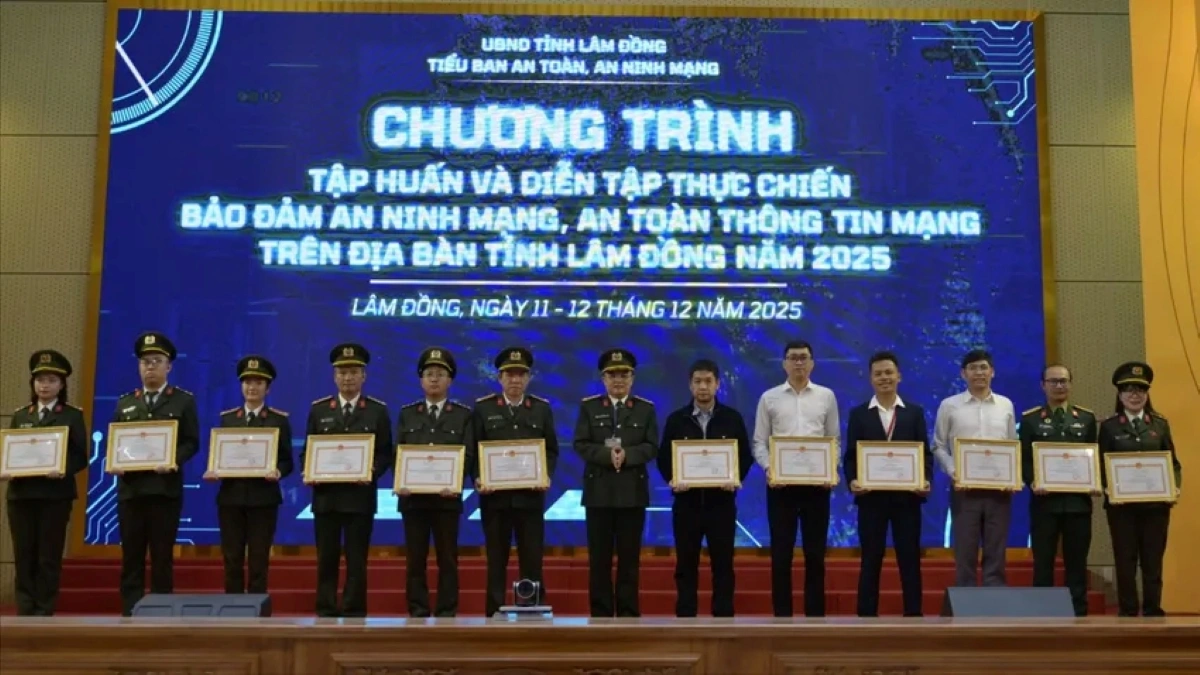 Lâm Đồng diễn tập thực chiến an ninh mạng, xây dựng lá chắn số từ cơ sở