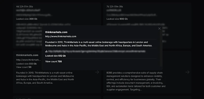 ThinkMarkets trở thành nạn nhân mới nhất của nhóm ransomware Chaos trong vụ rò rỉ dữ liệu nghiêm trọng.