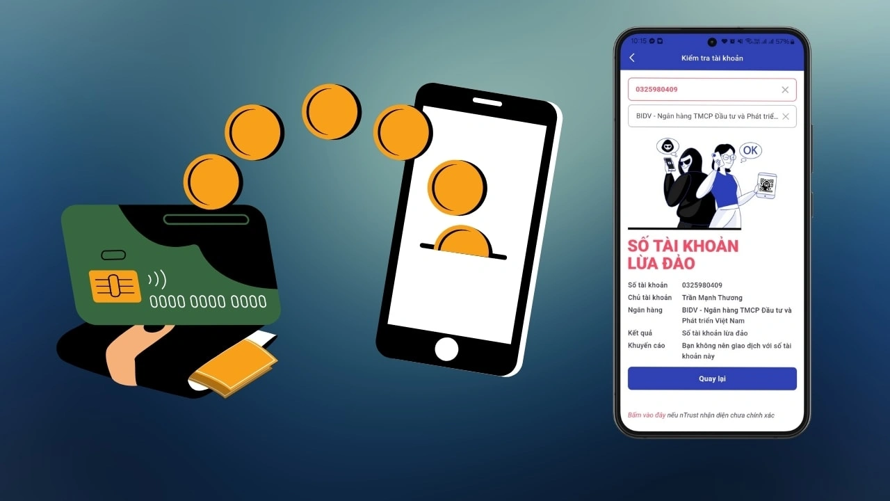 596.000 bản ghi tài khoản thanh toán và ví điện tử có dấu hiệu nghi ngờ gian lận, lừa đảo, vi phạm pháp luật.