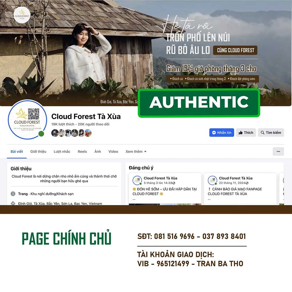 Nhiều page giả mạo homestay tại Sơn La lừa đảo du khách